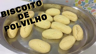 BISCOITO ASSADO DE POLVILHO DOCE SUPER SIMPLES DE FAZER POUQUÍSSIMOS INGREDIENTES [upl. by Adlay251]