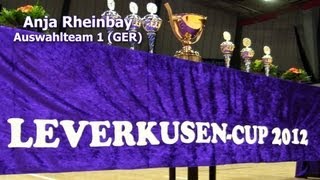 Anja Rheinbay  37 Internationaler Leverkusen Cup 2012  Kunstturnen [upl. by Oiziruam]