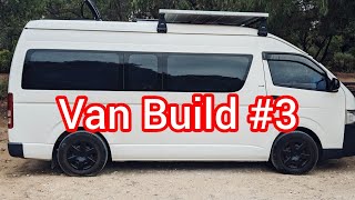 Toyota Hiace Campervan conversion part 3 roof fan installation [upl. by Egarton522]