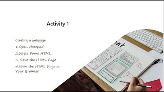 Creating Your Own Webpage  Activity 1 [upl. by Fidellia651]