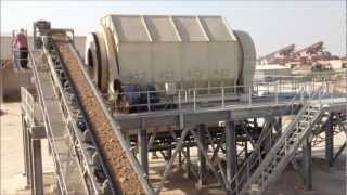 Qatar 350 thr Aggregate Sand Washing Plant  Feeder Plant  Part 1wmv [upl. by Alford]