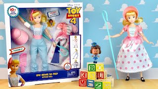 Toy Story 4 Epic Moves BO PEEP Action doll by Mattel 3 Looks Review amp Unboxing [upl. by Nipsirc619]