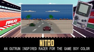 NITRO  a new Outrun inspired game for the Game Boy Color with commentary [upl. by Etnahsal524]