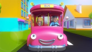 Wheels on the bus goes round and round  Nursery rhymes with lyrics for children  Kids songs [upl. by Kathe]