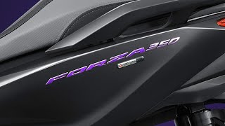 All New 2024 Honda Forza Special Edition Reveal Dark Gravity Color [upl. by Rekrap194]