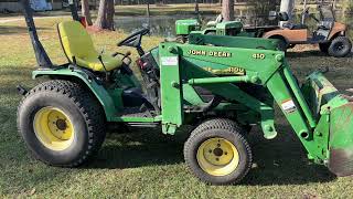 My new tractor John Deere 4100 Part 1  Walk Around Overview Specs amp Features [upl. by Cattier]