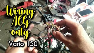 Wiring ACG only Honda Vario 150 LED [upl. by Esetal]