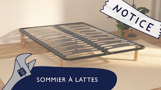 Le montage de lincroyable Sommier à Lattes [upl. by Inoek937]