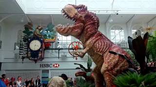 Animatronic Dinosaur at Telford Shopping Center [upl. by Tammie]