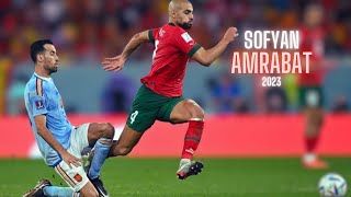 Sofyan Amrabat  Insane Tackles Passes and Skills  Highlights 2023  HD [upl. by Cire]