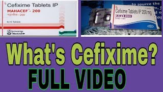 Cefixime 200 mg Tablet Use In HindiMahacef 200 mg Zifi 200 mgTaxim o 200 mg [upl. by Orland385]