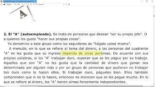 04 El Cuadrante del Flujo del Dinero Robert Kiyosaki [upl. by Agler84]