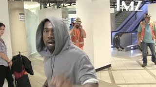 Kanye West Paparazzi Fight VIDEO [upl. by Fotzsyzrk]