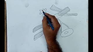 how to draw areolar tissue diagram I areolar tissue diagram I class 9 [upl. by Grimona380]