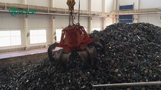 100000 tonsyear Lead Acid Battery Breaking and Recycling Machine [upl. by Ecirahc]