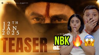 Daaku Maharaaj Teaser Reaction  Nandamuri Balakrishna  Bobby Kolli  Thaman S [upl. by Ogait]