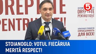 Stoianoglo Votul fiecăruia merită respect [upl. by Haras]