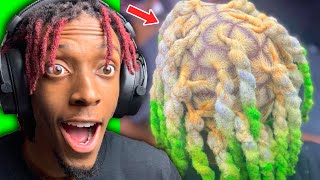 Reacting To DREADLOCK Hairstyles Compilation PT 3 [upl. by Euh]