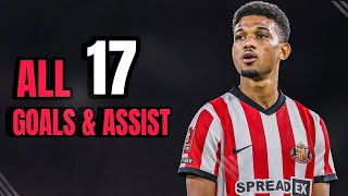 Amad Diallo  All 17 GOALS amp ASSISTS in 20222023 for Sunderland [upl. by Domonic125]