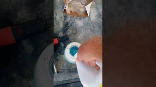 Chemical mixture for pretreating a patio plus before and after foamcannon diy pressurewash [upl. by Suhail]