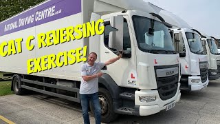 LGV  Class 2  Cat C  Reversing exercise DVSA test made simple [upl. by Kreindler]