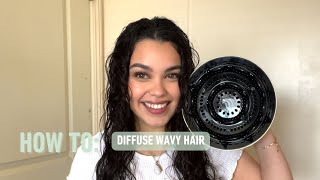 How to Diffuse Wavy Hair  Curlsmith [upl. by Nimesh]