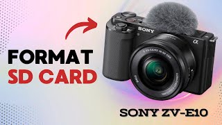 How to Format SD Card on Sony ZVE10 Essential Tips You Should Know [upl. by Patt]