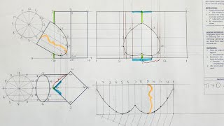 EASIEST STEPS to draw an Interpenetration and Development  HSE  Page 76  Grade 11 [upl. by Ntisuj622]