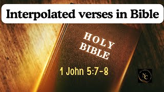 Interpolated verse in Bible 1john 578 [upl. by Adgam]