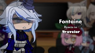 Fontaine reacts to TravelerAether  Genshin Impact  12 [upl. by Hootman788]