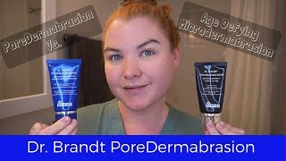 Dr Brandt PoreDermabrasion vs Dr Brandt Microdermabrasion Review [upl. by Ocire484]