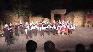 2001 Minoan Dancers at Dora Stratou Theater Thracian dances [upl. by Feeley663]