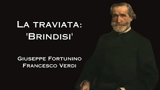 La Traviata Brindisi  Giuseppe Verdi [upl. by Hinch]