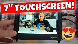 Longruner 7quot Inch IPS Touch Screen HDMI Monitor For PC Pi amp Much More [upl. by Aydan]