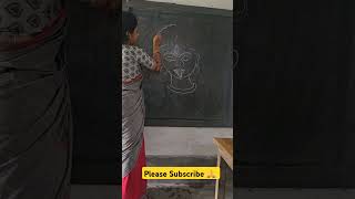 Ma kali drawing on blackboard shorts [upl. by Eiffub]