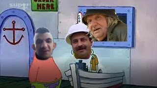 Spongebob rastet aus Bauer Hermann Gilette Abdi und Ronny Schäfer [upl. by Agnimod]