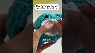 Here are some tips and tricks for sewing a flat piece onto your crochet What else should we cover [upl. by Eleinad]