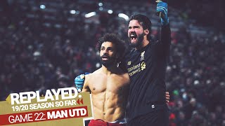 REPLAYED Liverpool 20 Man Utd  Salah and Alisson combine to finish it in style [upl. by Ammamaria]