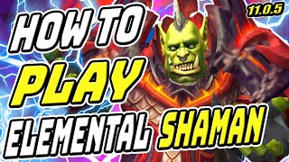 How To Play Elemental Shaman The War Within 1105 Beginner Guide New Player World of Warcraft Wow [upl. by Glynnis]