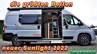 Wohnmobil Neuheiten 2022 🔥 Sunlight Cliff 600 RT Adventure Edition❗️KastenwagenCamper Test Roomtour [upl. by Ahsiyk]