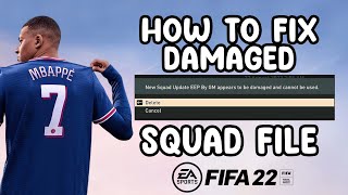 How To Repair Damaged Squad or Career File For FIFA 22  PC [upl. by Maxwell]