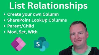 PowerApps List Relationships with SharePoint [upl. by Chiquia]