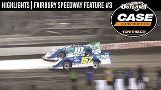 World of Outlaws CASE Late Models at Fairbury Speedway Feature 3  July 29 2022  HIGHLIGHTS [upl. by Rhett]