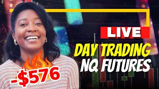 LIVE Day Trading Nasdaq Futures 576 LOSS  Apex Trader Funding [upl. by Shina725]