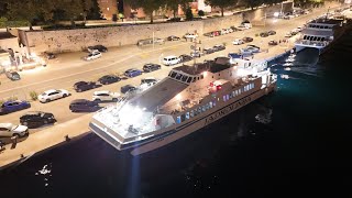 Wavemaster 36m HSC quotSilbaquot departure from Zadar Croatia [upl. by Federica]