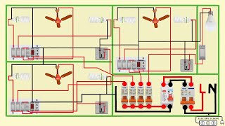 complete electrical house wiring diagram [upl. by Gayla]