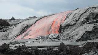 Kilauea Lava Flow Oct 8 2008 [upl. by Anton]