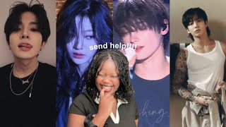 Reacting to kpop thirst edits in my saved collection [upl. by Aicilana]