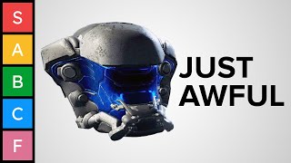 Ranking Every Helmet in Halo 5 Theyre Bad [upl. by Teresita]