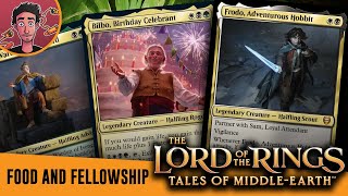 quotFood and Fellowshipquot Lord of the Rings Commander Precon Preview  Magic the Gathering Spoilers [upl. by Evars764]